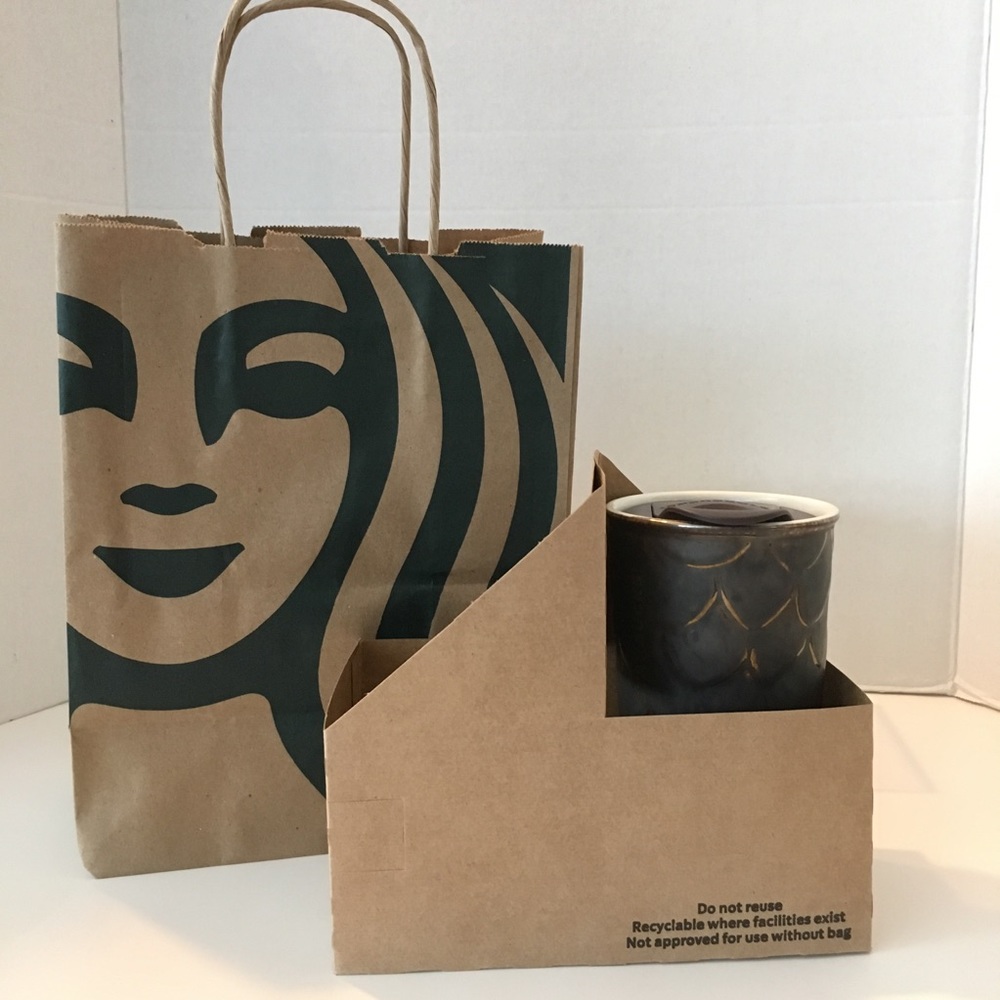 Starbucks Bronze Mermaid Scales Tumbler, New - Picture 2 of 9
